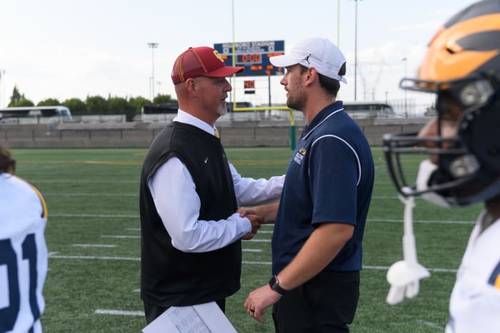 Central Catholic Oregon vs Bellevue Washington football September 2 2023 Ken Waz 95